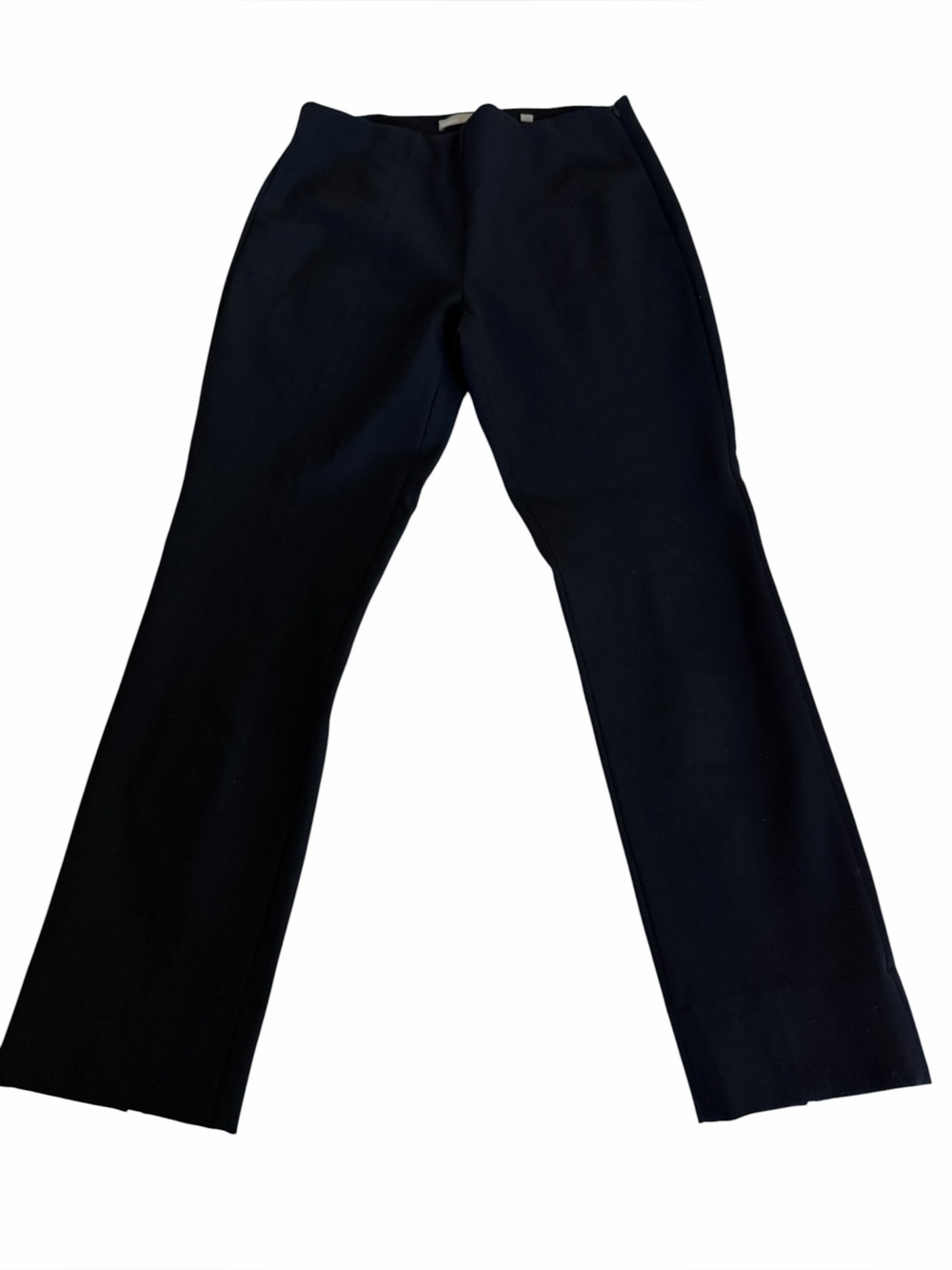 Vince Bobbi High-Rise Stitch-Seam Ponte Legging Black  Sz M